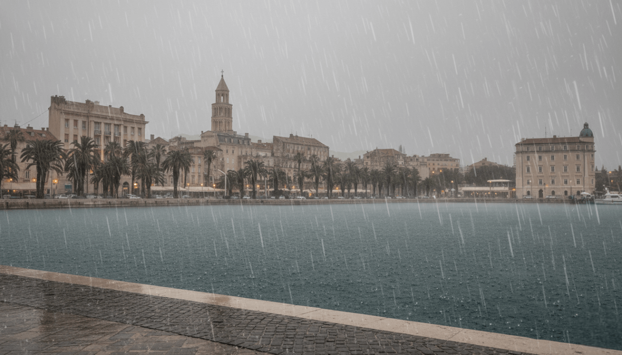 Split on a rainy day