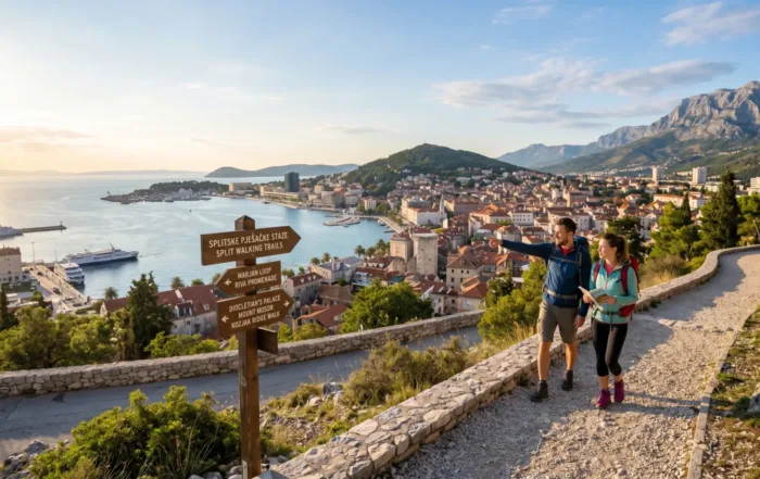 Walking trails in split